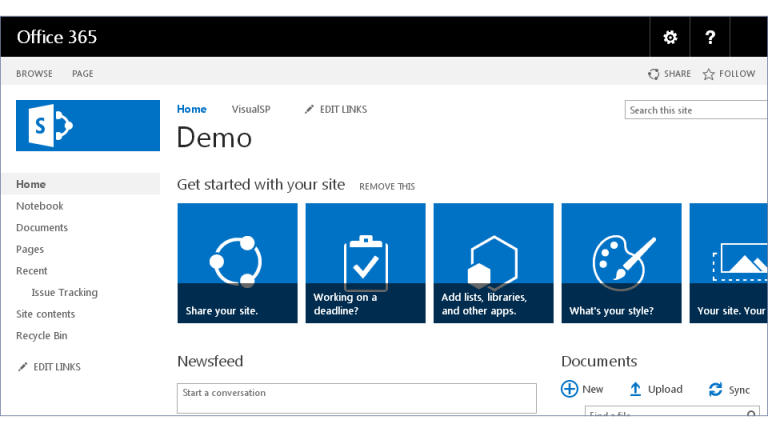 Sharing Help Items - VisualSP Support