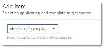 Using the new Help Editor - VisualSP Support